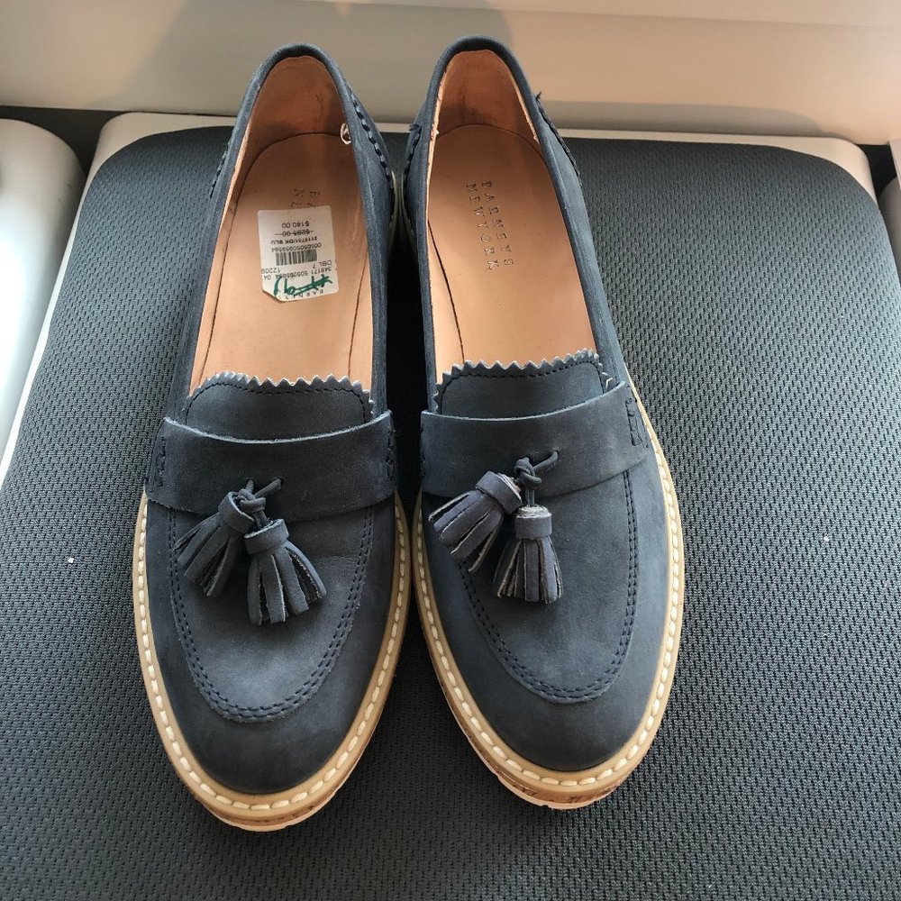 Barneys New York NWT Suede loafer Shoes | Color: Blue | Size: 37